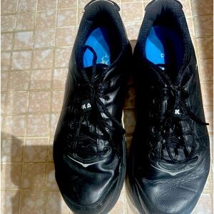 Men’s Hoka, walking shoes, size 14, black